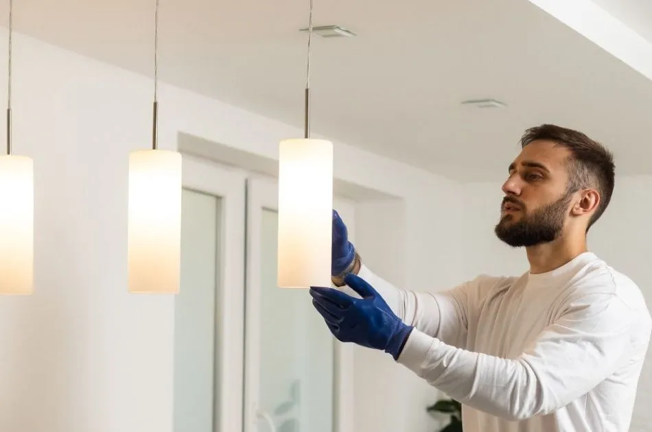 emergency electrician beaconsfield repairing a home light