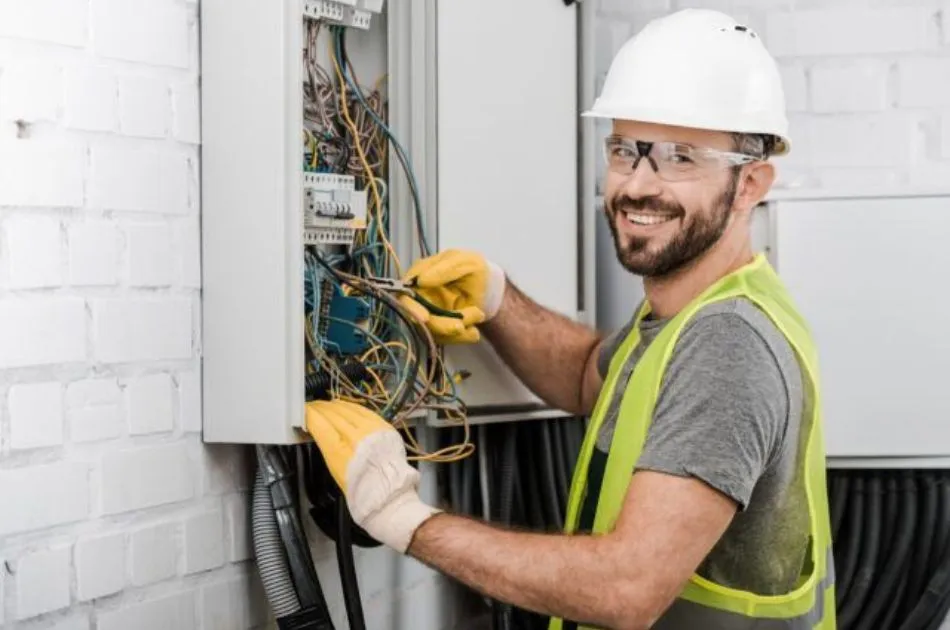  emergency electrician in marlow looking at the panel