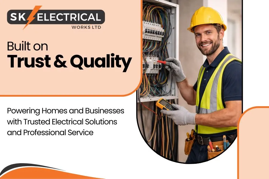 emergency electrician in marlow repairing a home electrical panel